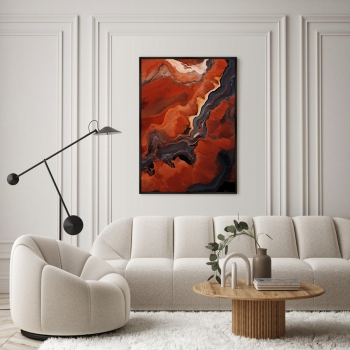 Постер на холсте Stone color Palettes and Shapes 75X105 CM
