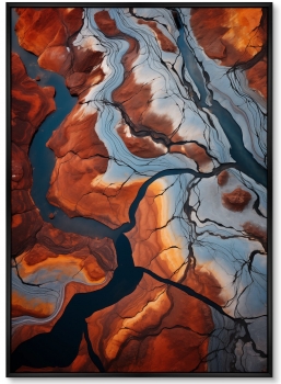 Набор из двух постеров на холсте Stone Color Palettes  75X105 / 75X105 CM