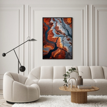 Постер на холсте Angles and Shapes 75X105 CM