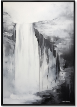 Постер на холсте Sky bridge to the waterfall 75X105 CM