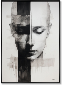 Постер на холсте Falling Up 75X105 CM
