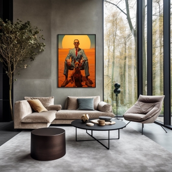 Постер на холсте The Dogs of Wall Street 75X105 CM