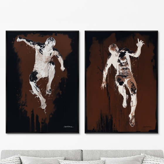 Набор из двух постеров на холсте The Free Take Off  75X105 / 75X105 CM 8