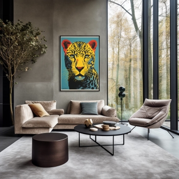 Постер на холсте The Kitty 75X105 CM