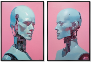 Набор из двух постеров на холсте Beloved 75X105 / 75X105 CM