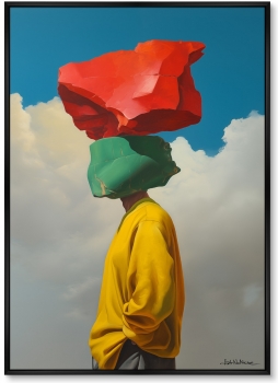 Постер на холсте Homo novus 75X105 CM