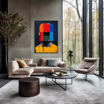 Постер на холсте Vibe collection Modernist Divers 75X105 CM