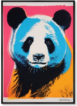 Постер на холсте Panda 75X105 CM