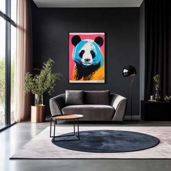 Постер на холсте Panda 75X105 CM