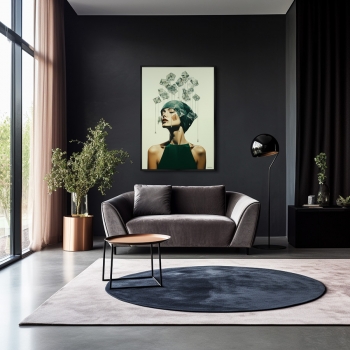 Постер на холсте Wish list 75X105 CM