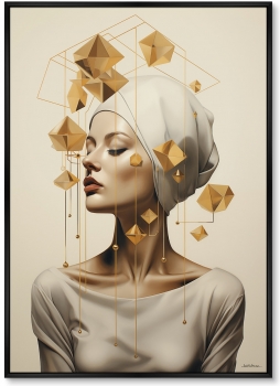 Постер на холсте Wish list 75X105 CM