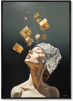 Постер на холсте Wish list 75X105 CM