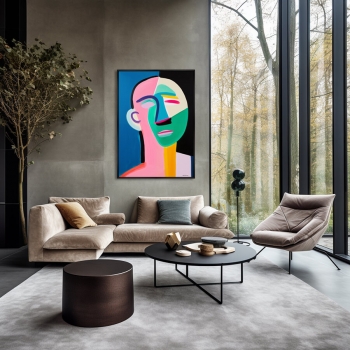 Постер на холсте The Mask Collection 75X105 CM