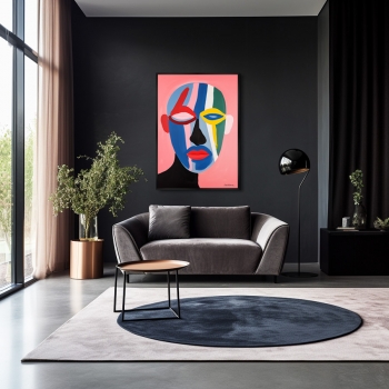 Постер на холсте The Mask Collection The Fans 75X105 CM