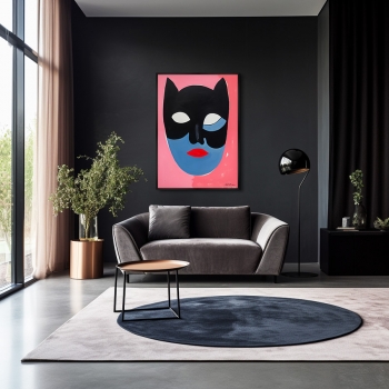 Постер на холсте The Mask collection 75X105 CM