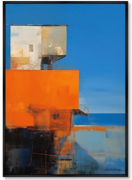Набор из двух постеров на холсте And the sea is so close 75X105 / 75X105 CM
