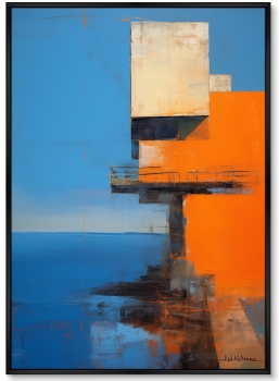 Набор из двух постеров на холсте And the sea is so close 75X105 / 75X105 CM