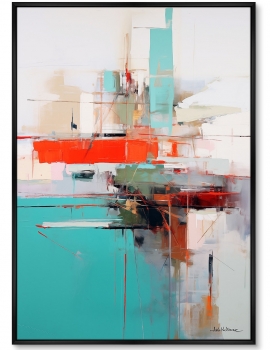 Постер на холсте Harbor Etudes 75X105 CM