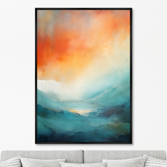 Постер на холсте The end of the storm 75X105 CM 6