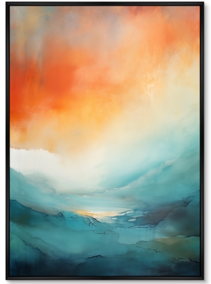 Постер на холсте The end of the storm 75X105 CM 1