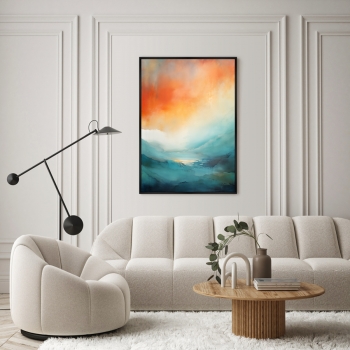 Постер на холсте The end of the storm 75X105 CM