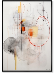 Постер на холсте Anima dello spazio 75X105 CM