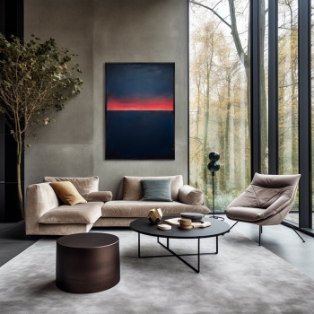 Постер на холсте Discovery of a light 75X105 CM