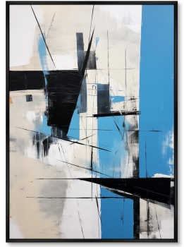 Постер на холсте Distorting the space 75X105 CM