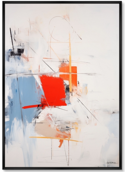 Набор из двух постеров на холсте The Ships 75X105 / 75X105 CM 3