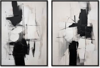 Набор из двух постеров на холсте Espacio abstracto 75X105 / 75X105 CM