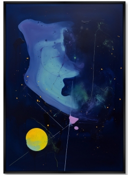 Набор из двух постеров на холсте Galactic space 75X105 / 75X105 CM