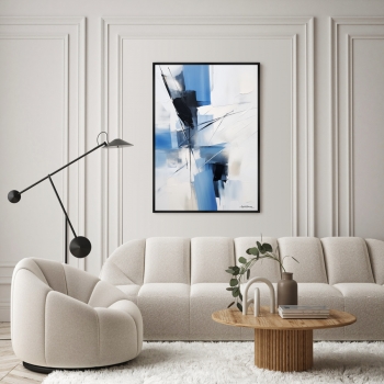 Постер на холсте Geometry of winter colors 75X105 CM