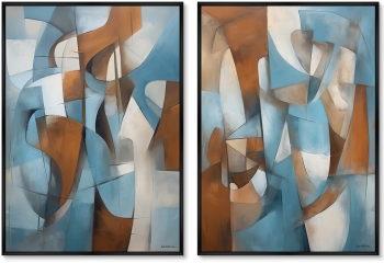 Набор из двух постеров на холсте Laberinto de Color 75X105 / 75X105 CM