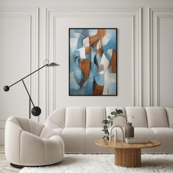Постер на холсте Laberinto de color 75X105 CM