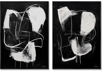 Набор из двух постеров на холсте Non-streamlined shapes 75X105 / 75X105 CM