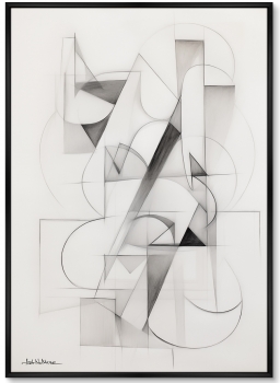 Набор из двух постеров на холсте Search for the forms 75X105 / 75X105 CM