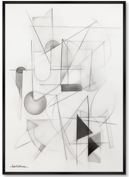 Набор из двух постеров на холсте Search for the forms 75X105 / 75X105 CM