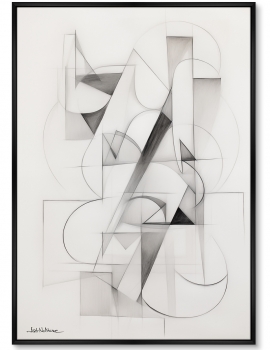 Постер на холсте Search for the Forms 75X105 CM