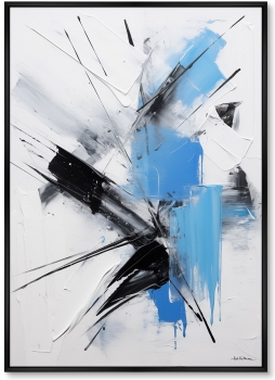 Постер на холсте Space and speed 75X105 CM