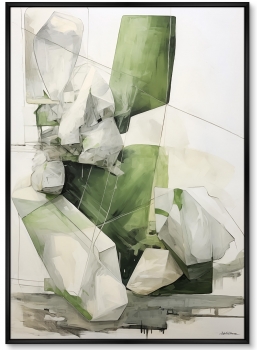 Набор из двух постеров на холсте Space of Emeralds 75X105 / 75X105 CM
