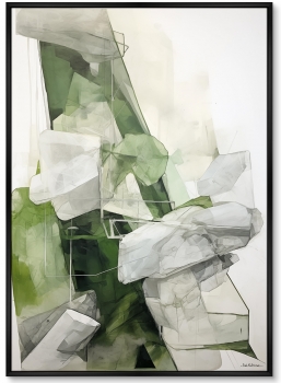 Набор из двух постеров на холсте Space of Emeralds 75X105 / 75X105 CM
