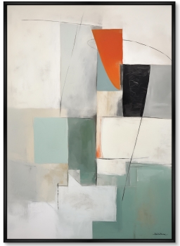 Набор из двух постеров на холсте Summer colors geometry 75X105 / 75X105 CM