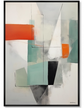 Постер на холсте Summer Colors Geometry 75X105 CM