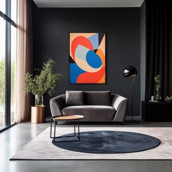 Постер на холсте Lobster The Cubic 75X105 CM