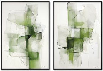 Набор из двух постеров на холсте The Structural 75X105 / 75X105 CM