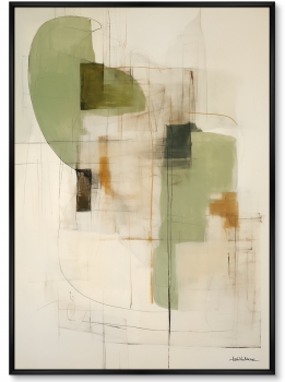 Постер на холсте Through the space of being 75X105 CM