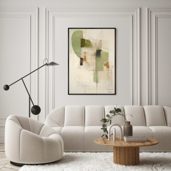 Постер на холсте Through the space of being 75X105 CM