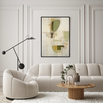 Постер на холсте Through the space of being 75X105 CM