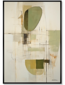 Постер на холсте Through the space of being 75X105 CM