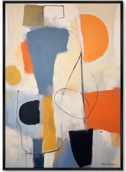 Набор из двух постеров на холсте Two of them 75X105 / 75X105 CM
